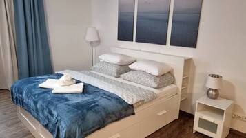 1 chambre, fer et planche Ă repasser, Wi-Fi, draps fournis