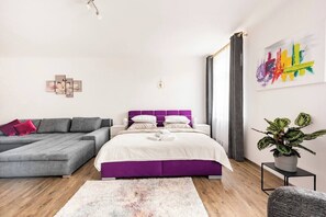 1 makuuhuone, silitysrauta/-lauta, Wi-Fi, vuodevaatteet