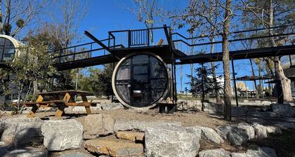 Our Tubes offer a camping experience for those that love the outdoors but also love a bed.