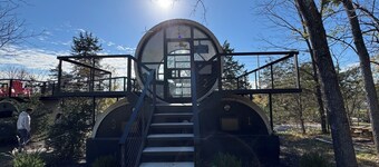 Our Tubes offer a camping experience for those that love the outdoors but also love a bed.