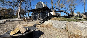 Our Tubes offer a camping experience for those that love the outdoors but also love a bed.