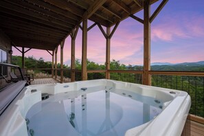 Baignoire à remous extérieure