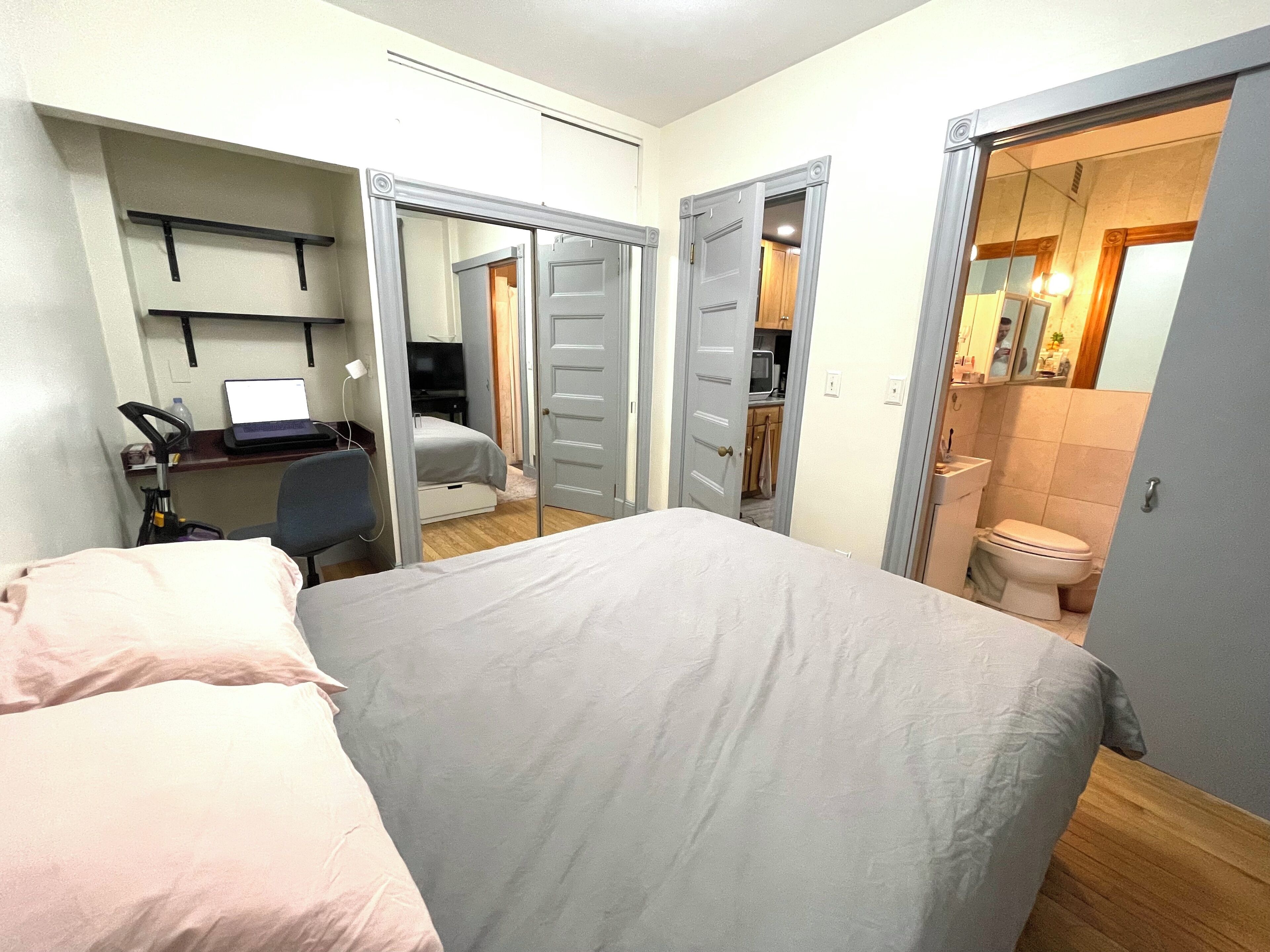 1 多间卧室、床单