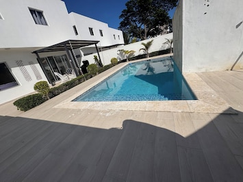 Pool patio and gazebo