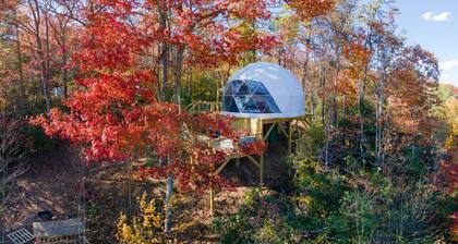 Hummingbird Dome | Private Sauna and Hot tub