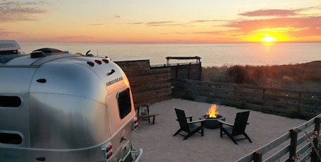 Terrace/patio. Cool California Coast Airstream