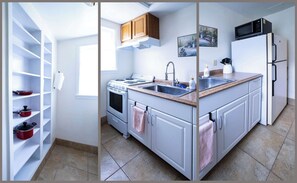 Apartamento, 1 cama King, cozinha (Mariposa Buckeye) | Cozinha privada | Geladeira, micro-ondas, fogão, cooktop
