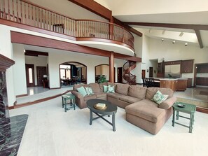 TV, fireplace, DVD player, stereo