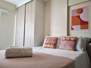 Apartamento | 1 quarto, Wi-Fi de cortesia, roupa de cama