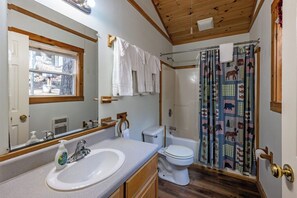 Shower, toilet paper - 3 Gone Hunting -Studio (Bryson City)