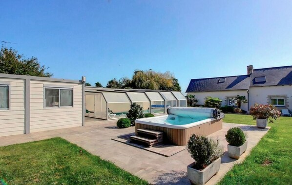 Una piscina riscaldata