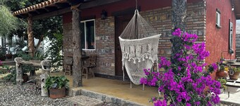 Charming 2-bedroom cabin in Valle de Guadalupe at Cerveceria Bellinghausen.