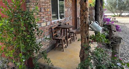 Charming 2-bedroom cabin in Valle de Guadalupe at Cerveceria Bellinghausen.