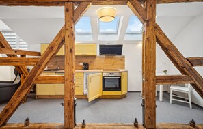 Fridge, stovetop, dishwasher, coffee/tea maker - Fachwerkstudio 1 Lausitzer See (Großräschen)