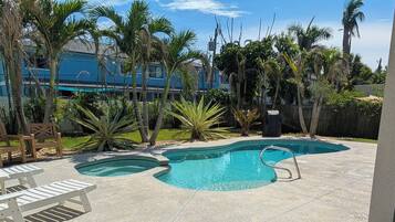 Back yard pool