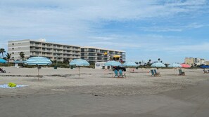 Beach at Coconuts Restaurant - Hibiscus Hideaway: Pool, Spa & Steps to the beach (Cocoa Beach)