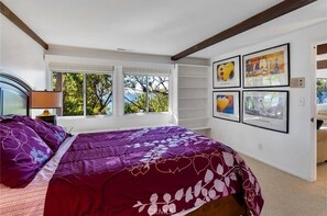 4 bedrooms, desk, iron/ironing board, travel cot