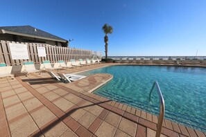 Indoor pool, a heated pool