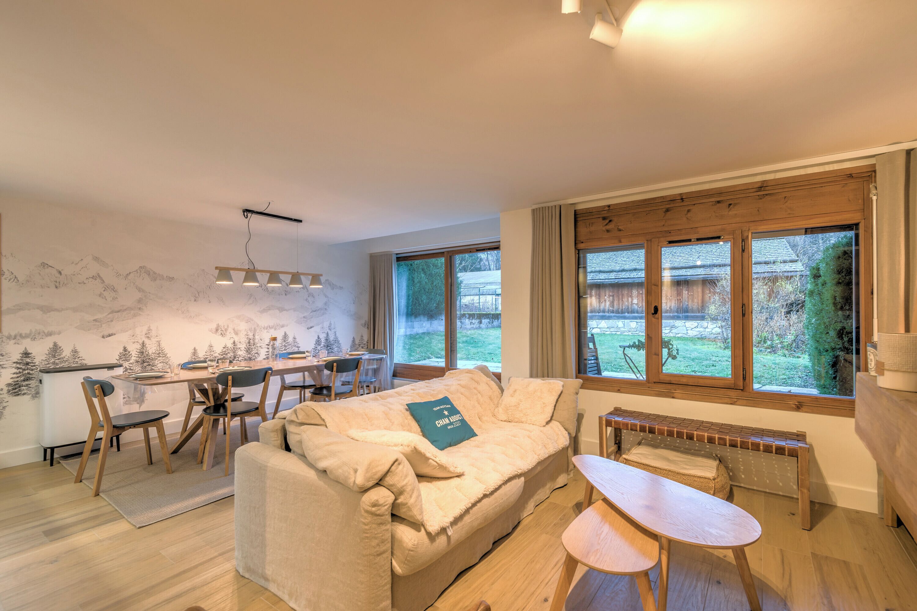 Fernseher, Kamin, Bücher