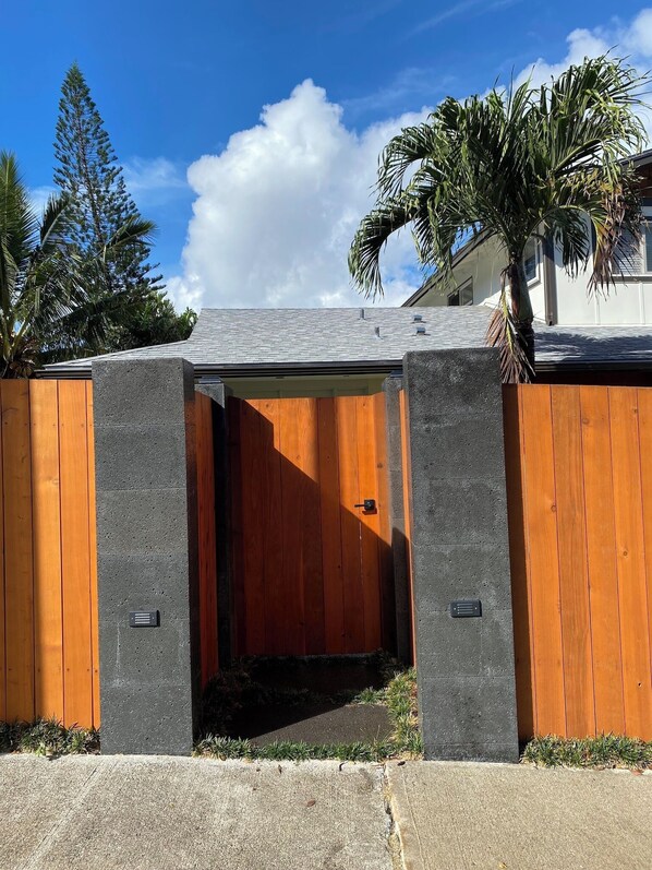 Enceinte de l’hébergement