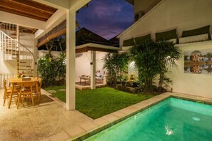Pool - 3 Bedroom cozy private pool Villa in Seminyak WIFI (Seminyak)