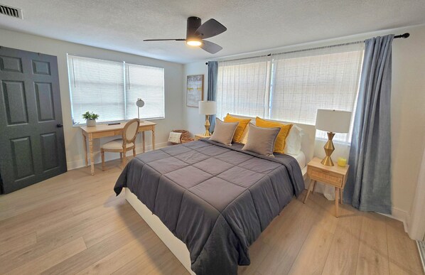 3 bedrooms, iron/ironing board, travel cot, WiFi