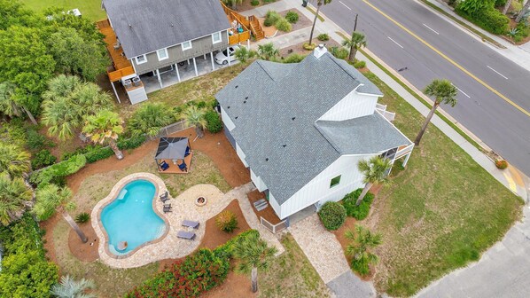 Exterior - Stella Maris-Beautiful Deluxe Home w/ Private Pool & Ocean Views;Across from Beach Access (Edisto Beach)