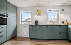 Kühlschrank, Mikrowelle, Herdplatte, Geschirrspüler