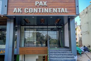 Voorkant van accommodatie