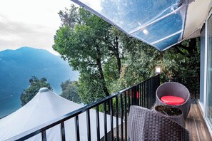 Blick von der Unterkunft