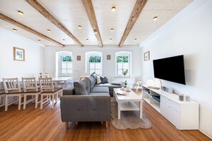 Een televisie en videogames