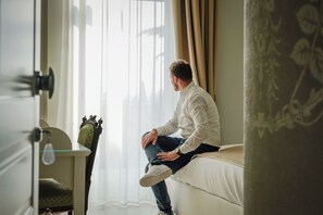 Chambre Double Confort, balcon, vue parc