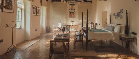 Premium bedding, down comforters, memory foam beds, minibar