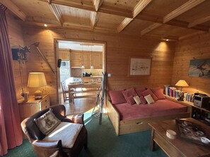 TV, fireplace - 3-room apartment for 5 people with Wifi in Méribel (Méribel)