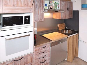 Microwave, oven, dishwasher - Cozy ski-in studio, 4 pers, Les Orres (Les Orres)