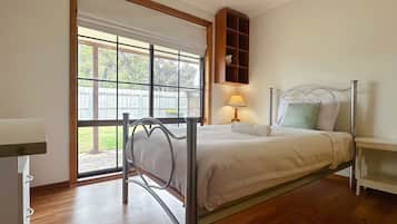 4 bedrooms, iron/ironing board, travel crib, WiFi