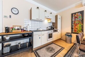 Fridge, microwave, oven, stovetop - Vienna Apartment 1010 (Vienna)