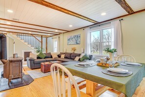House (3 Bedrooms) | Interior - 10 Mi to Skiing: Historic Farmhouse in Maine! (Rumford)