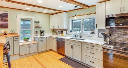 10 Mi to Skiing: Historic Farmhouse in Maine!