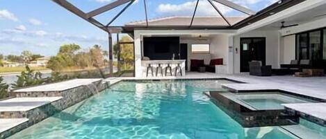 Una piscina climatizada