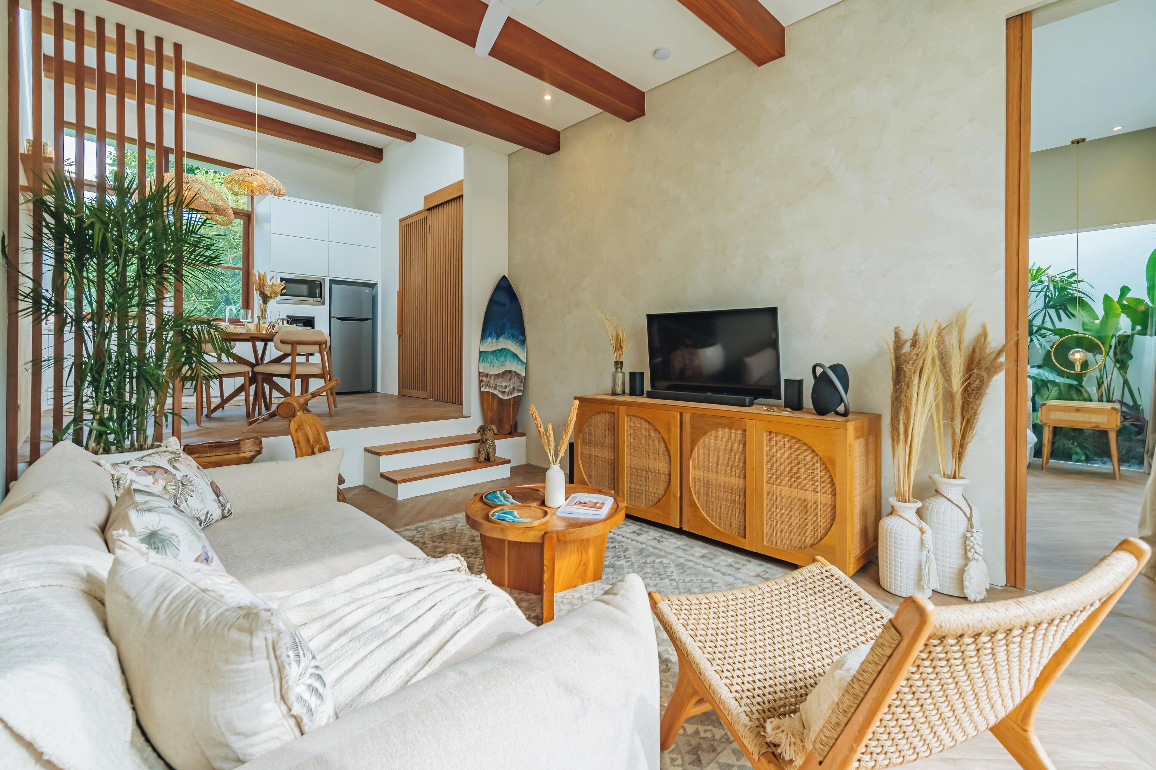 Smart-tv, een muziekbibliotheek en een stereo