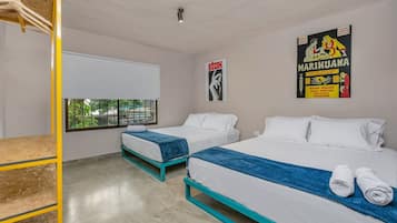 3 habitaciones, escritorio, wifi y ropa de cama