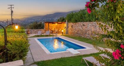 Villa Lefkomyrto is a comfortable 3-person villa with private pool