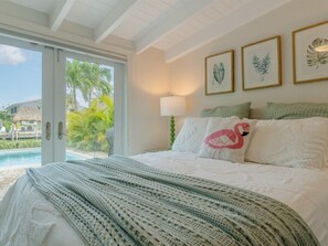 2 bedrooms, iron/ironing board, travel crib, free WiFi