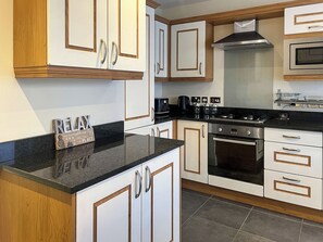 Dishwasher, high chair, cookware/dishes/utensils