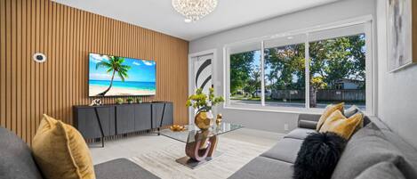 Smart TV, video games, table football, ping pong