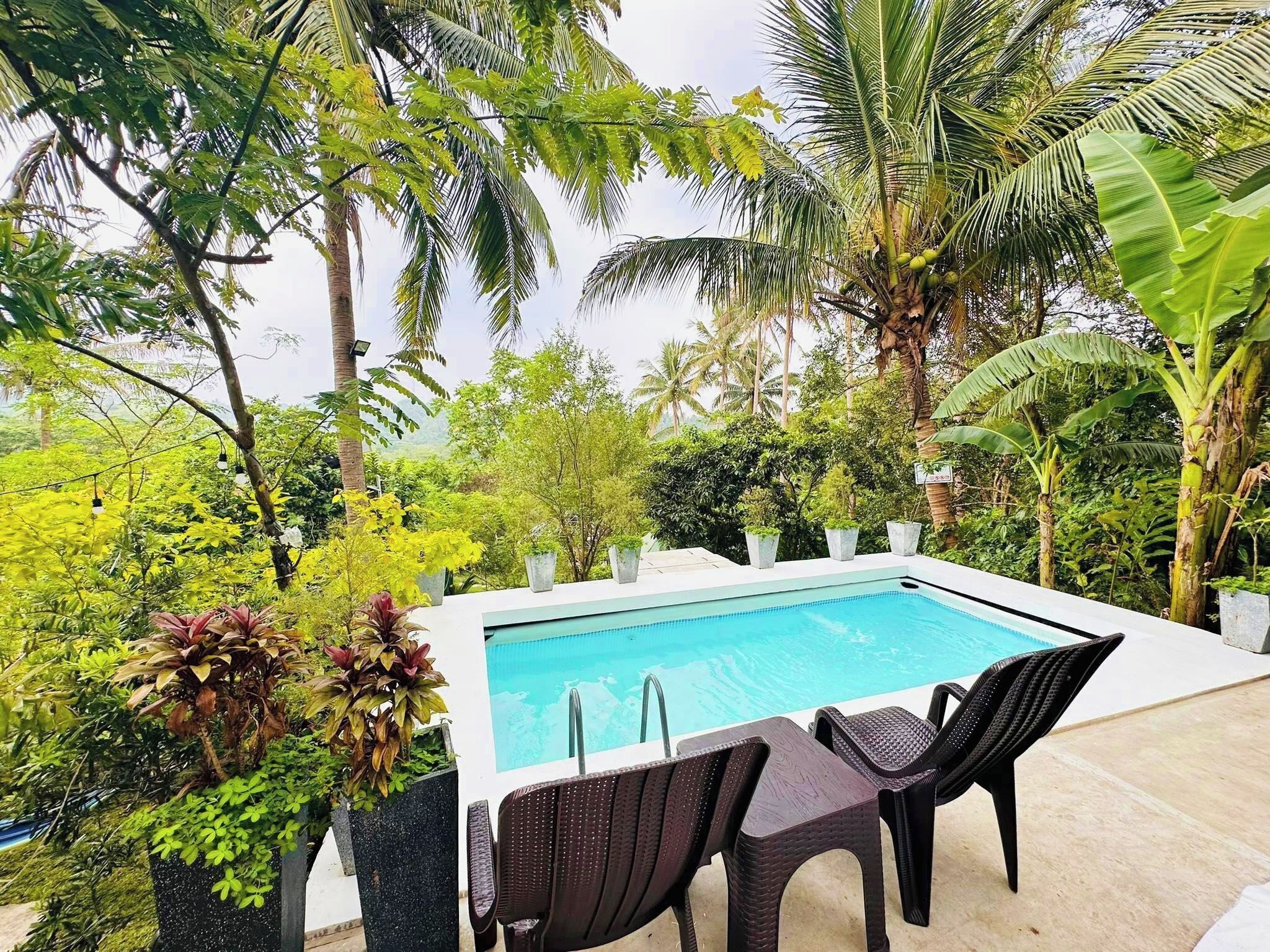 Comfort villa, Meerdere bedden, terras, uitzicht op tuin | Terras