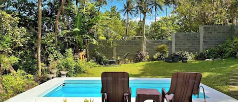 Villa Confort, plusieurs lits, patio, vue jardin | Terrasse/Patio