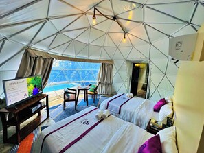 Comfort-Villa, Mehrere Betten, Terrasse, Gartenblick