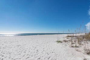 On the beach